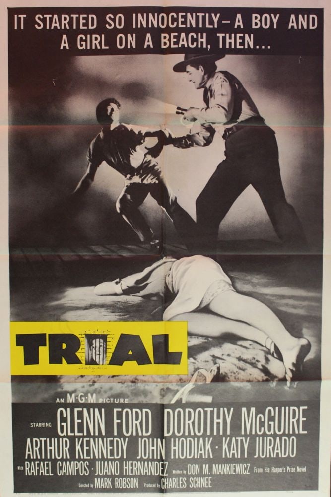 Original Trial 1955 Movie Poster and Lobby Cards (1 of 15)