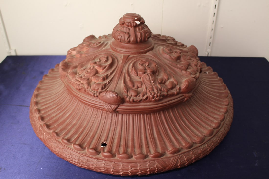 Cast Plaster Theatre Light Fixture (1 of 10)
