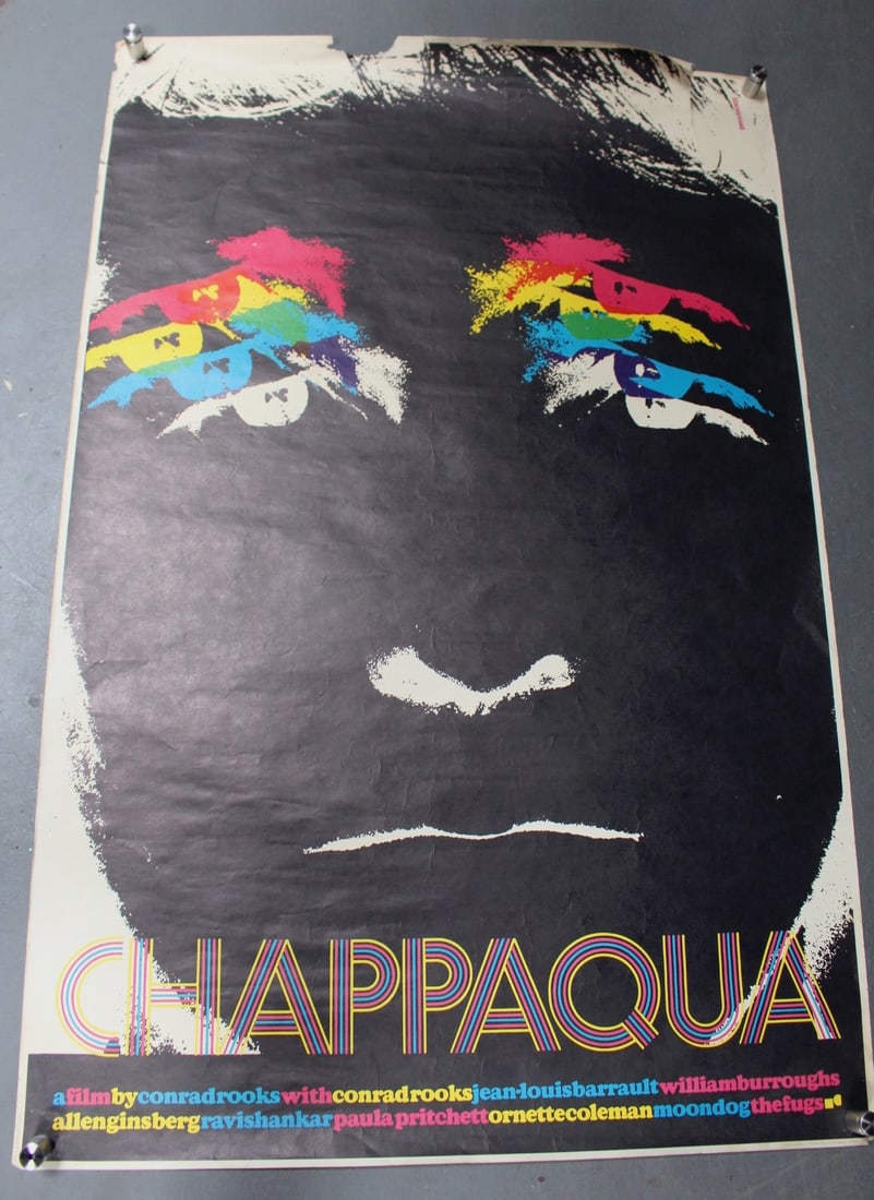 Rare Original Poster of 1966 Film Chappaqua (1 of 7)