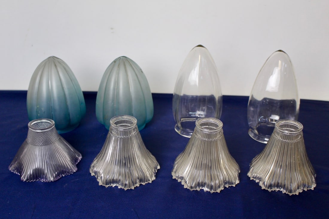 8 Assorted Style Glass Shades (1 of 9)