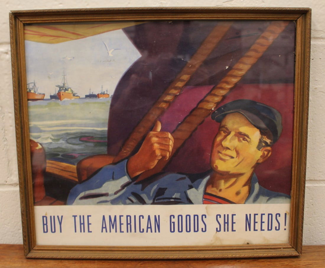 World War II Buy the American Goods She Needs Poster (1 of 5)