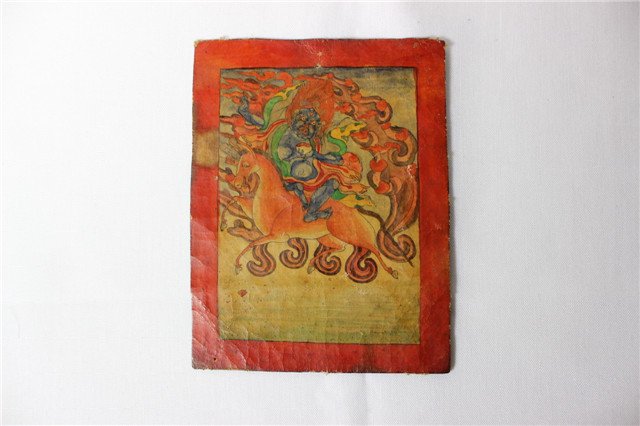 A 18th century Tibetan Thangka (1 of 3)