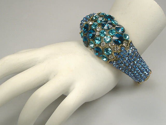 Swarovski Crystal Element Bangle Bracelet (1 of 1)