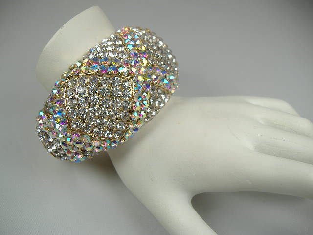 Swarovski Crystal Element Bangle Bracelet (1 of 1)