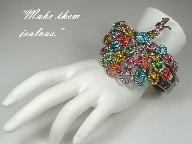 Swarovski Crystal Element Bangle Bracelet (1 of 1)