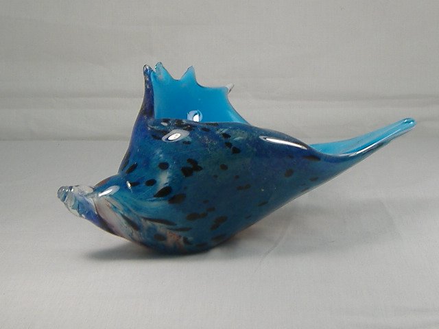 Murano Art Glass Conch Shell Sculpture (1 of 1)