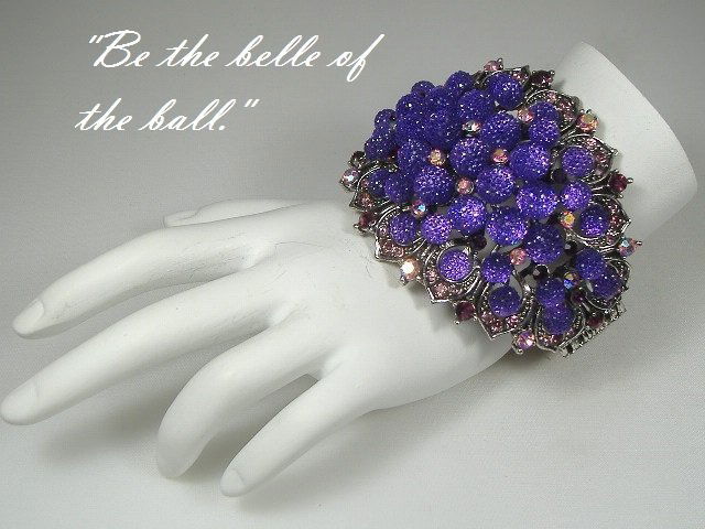 Swarovski Crystal Element Bangle Bracelet (1 of 1)