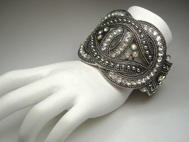 Swarovski Crystal Element Bangle Bracelet (1 of 1)