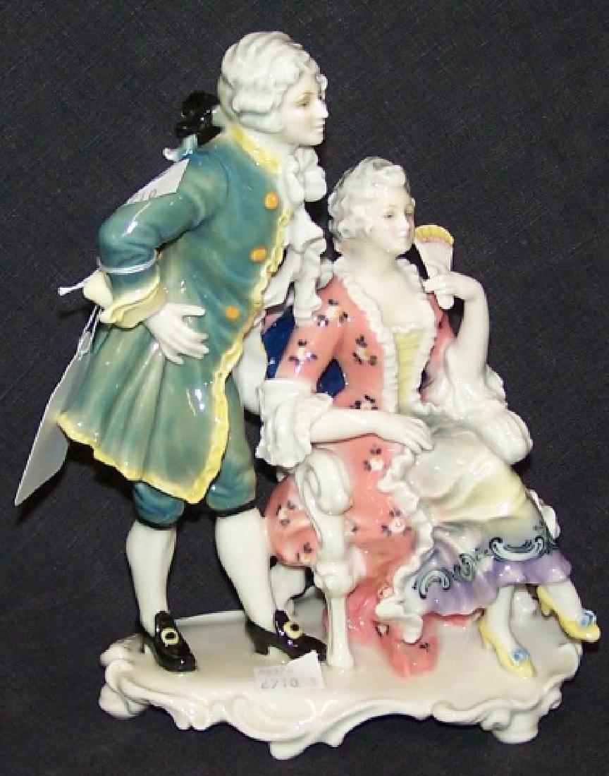 *GERMAN PORCELAIN FIGURAL GROUPING (1 of 1)