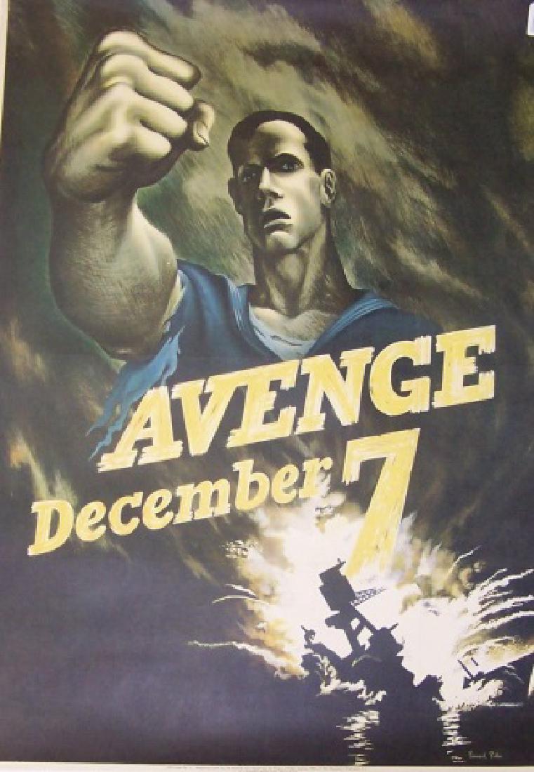 *VINTAGE WWII POSTER (1 of 4)