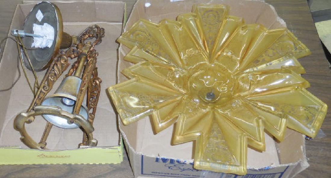 *MOE BRIDGES ART DECO STYLE HANGING LIGHT FIXTURE (1 of 1)