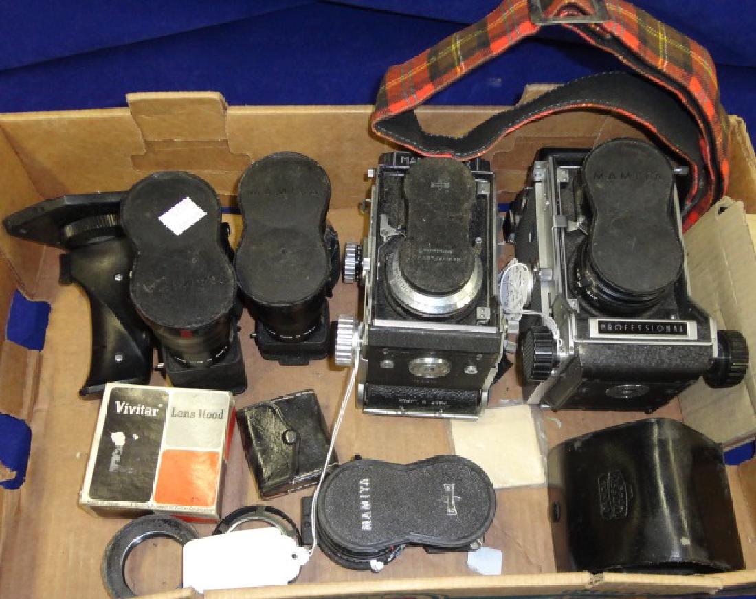 GROUP OF CAMERAS AND ACCESSORIES (1 of 2)