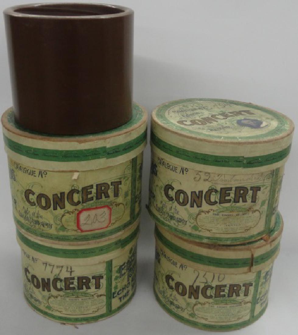 4 EDISON CONCERT CYLINDER RECORDS (1 of 1)