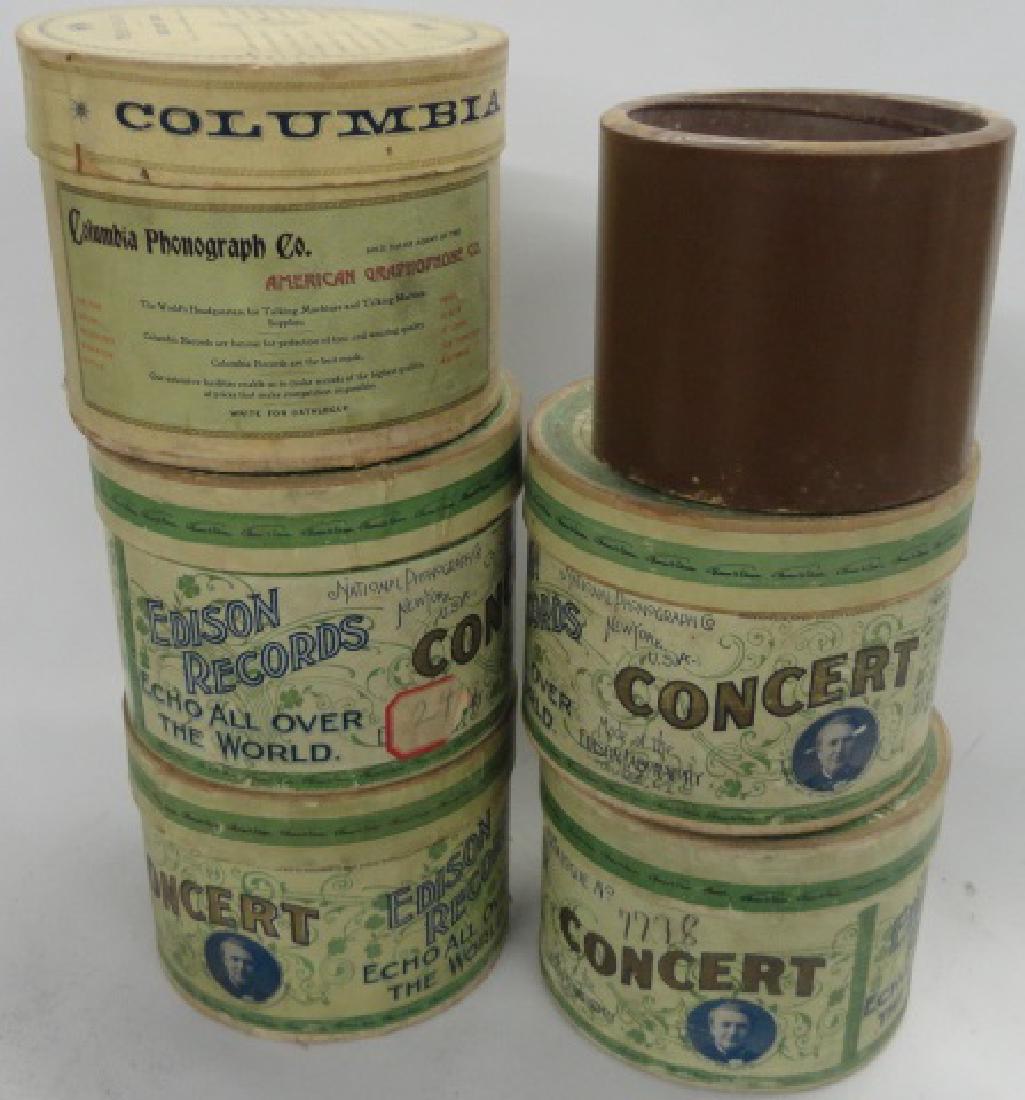 5 CONCERT CYLINDER RECORDS (1 of 1)