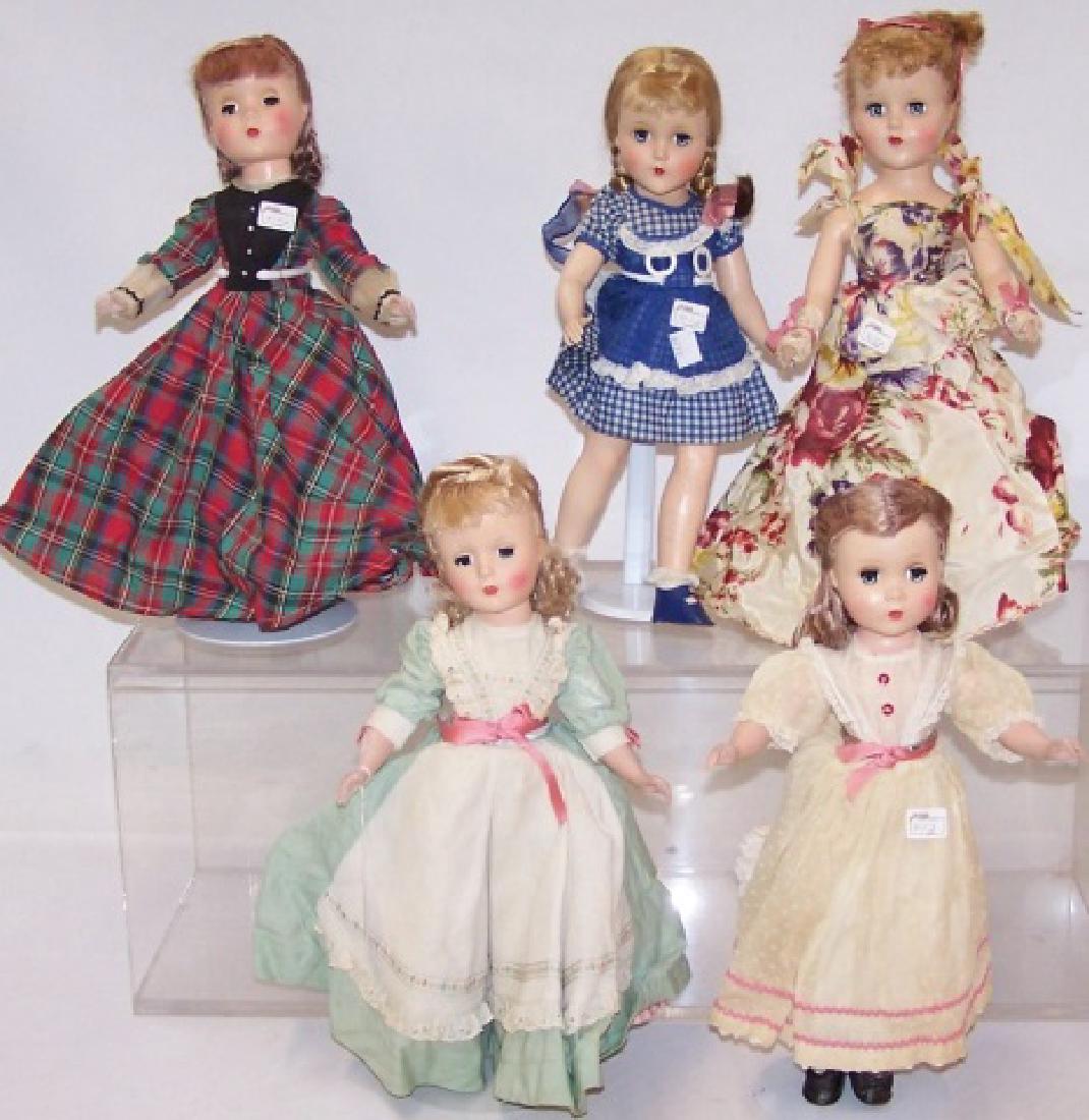 *5 MADAME ALEXANDER HARD PLASTIC DOLLS (1 of 1)