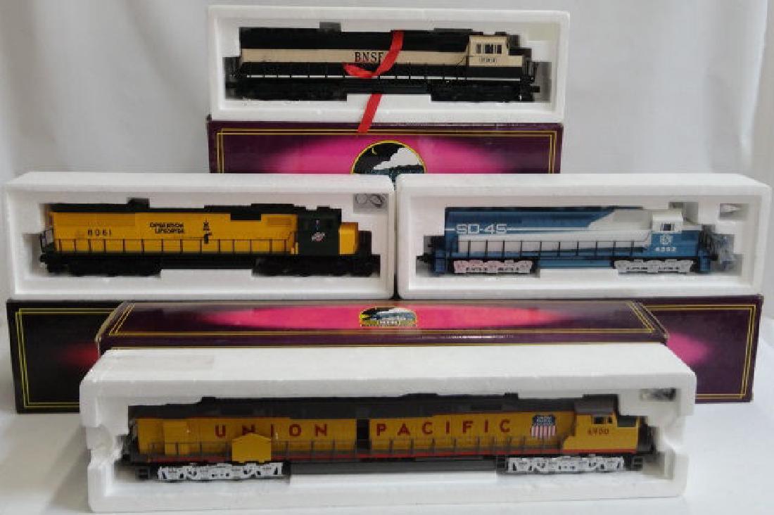 *4 MTH ELECTRIC TRAINS (1 of 2)