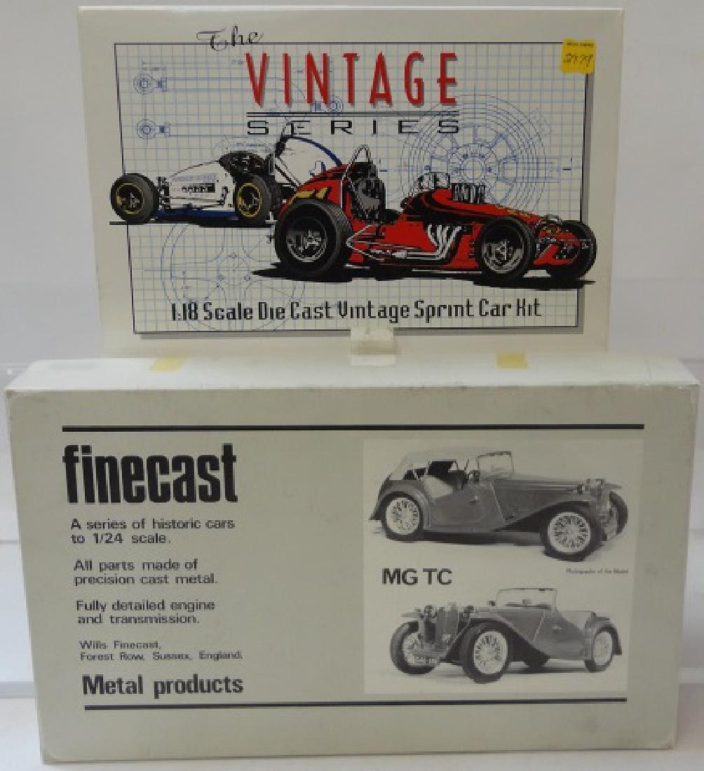 *2 Cast Metal Model Car Kits