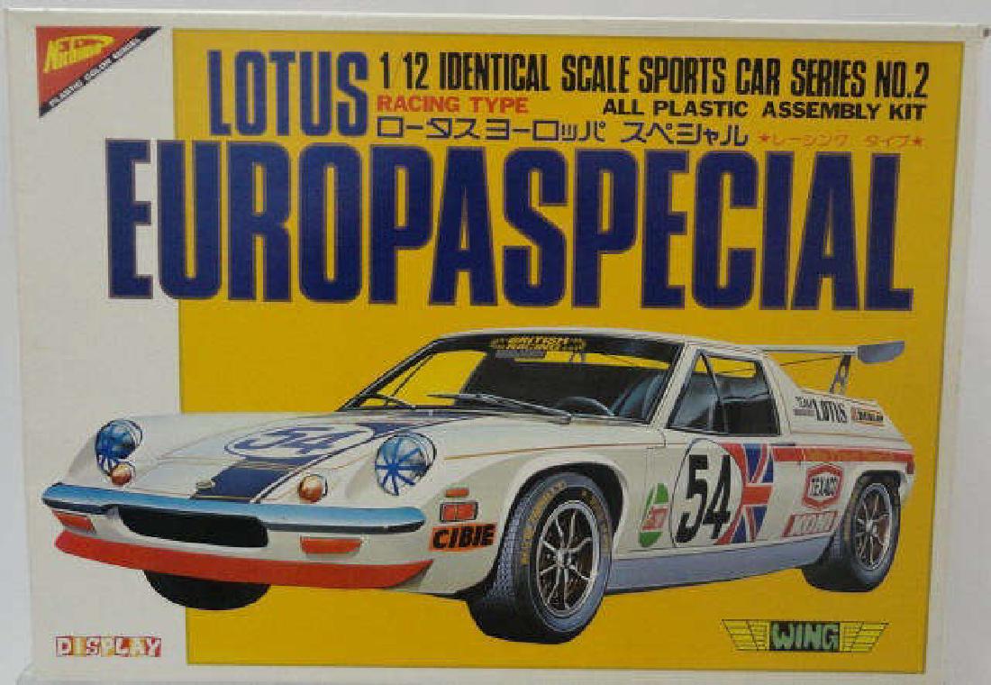 *NICHIMO LOTUS EUROPASPESIAL MODEL CAR KIT: 1:12 scale, in original box.