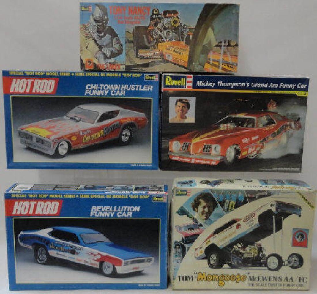 *GROUP OF REVELL FUNNY CARS AND PARTS (1 of 1)