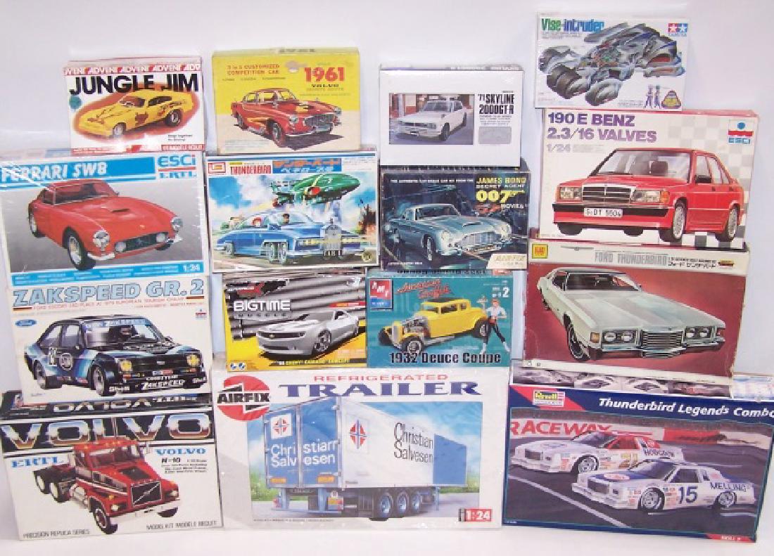 *15 PLASTIC MODEL CAR KITS (1 of 1)