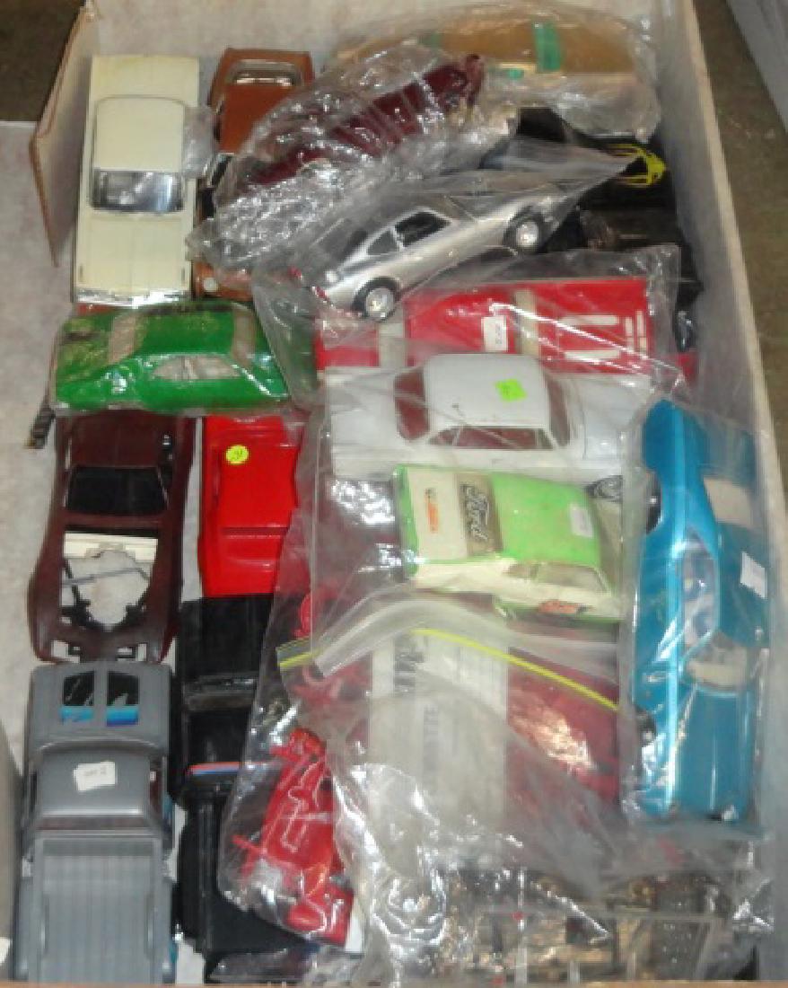 *GROUP OF PLASTIC BUILT UP CAR MODELS (1 of 1)