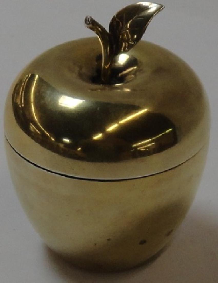 *TIFFANY & CO.  APPLE FORM COVERED BOX (1 of 2)