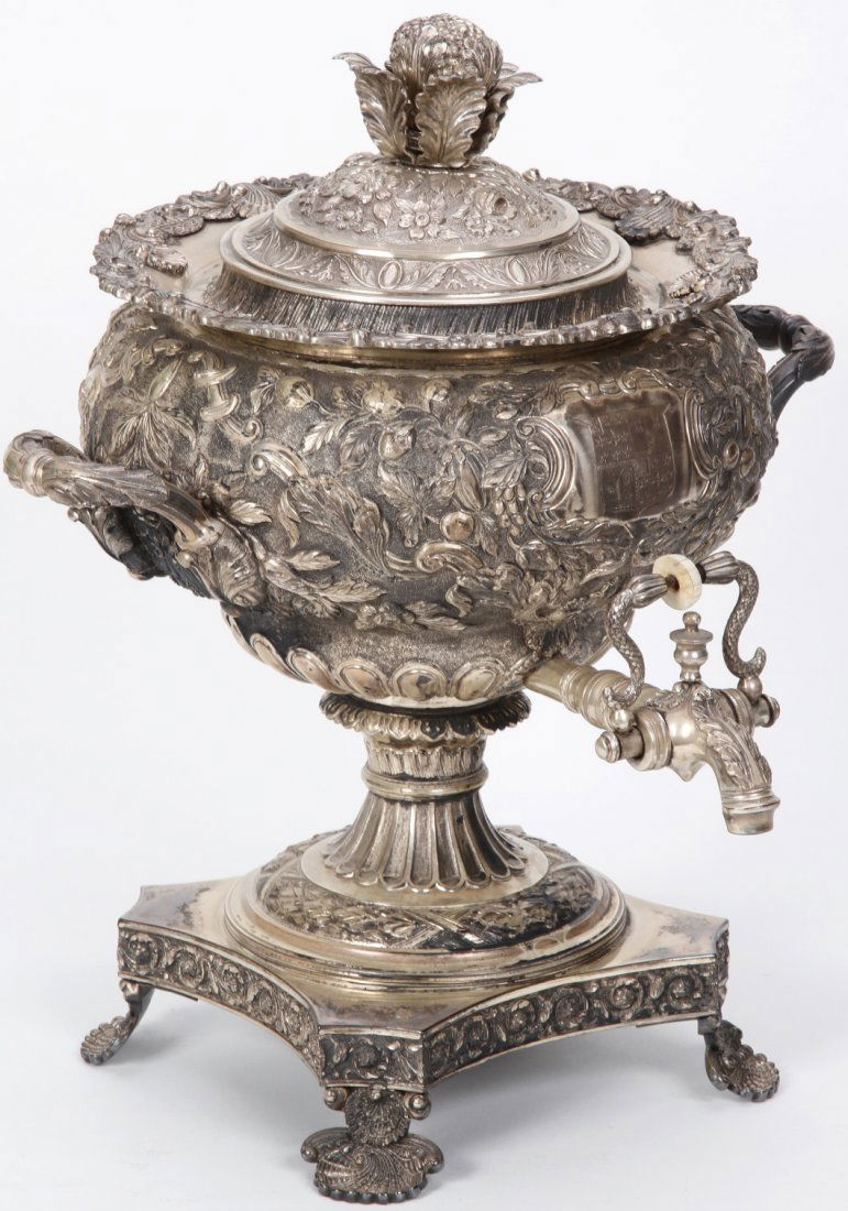 *ENGLISH STERLING SILVER URN (1 of 10)