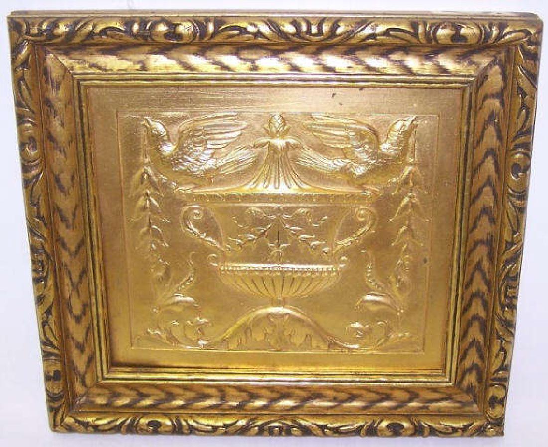 *GILT METAL RELIEF PLAQUE (1 of 1)