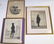 *3 FRAMED ANTIQUE PRINTS BY KELLOGG