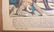 *FRAMED ANTIQUE FRENCH COLORED LITHOGRAPH - 5