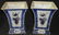 *PAIR OF CHINESE BLUE AND WHITE PORCELAIN VASES