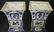 *PAIR OF CHINESE BLUE AND WHITE PORCELAIN VASES - 2