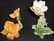 *2 PORCELAIN FLORAL GROUPINGS