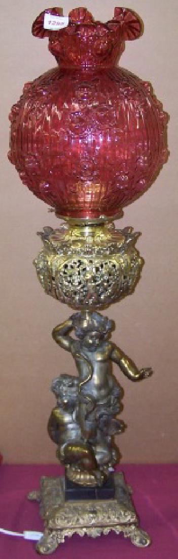 *VICTORIAN BANQUET LAMP (1 of 2)