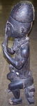 *AFRICAN CARVED WOOD FIGURE - 4