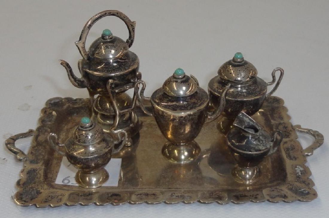 *6-PIECE MEXICAN STERLING SILVER COFFEE SERVICE (1 of 1)