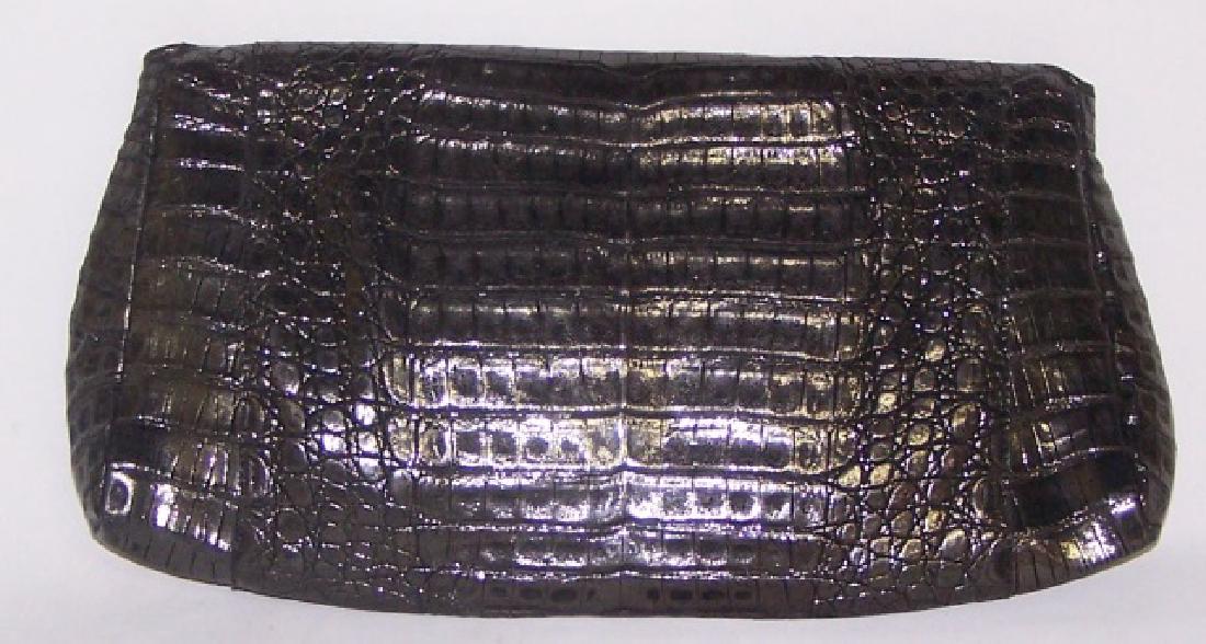 *NANCY GONZALEZ BLACK LEATHER CLUTCH (1 of 1)