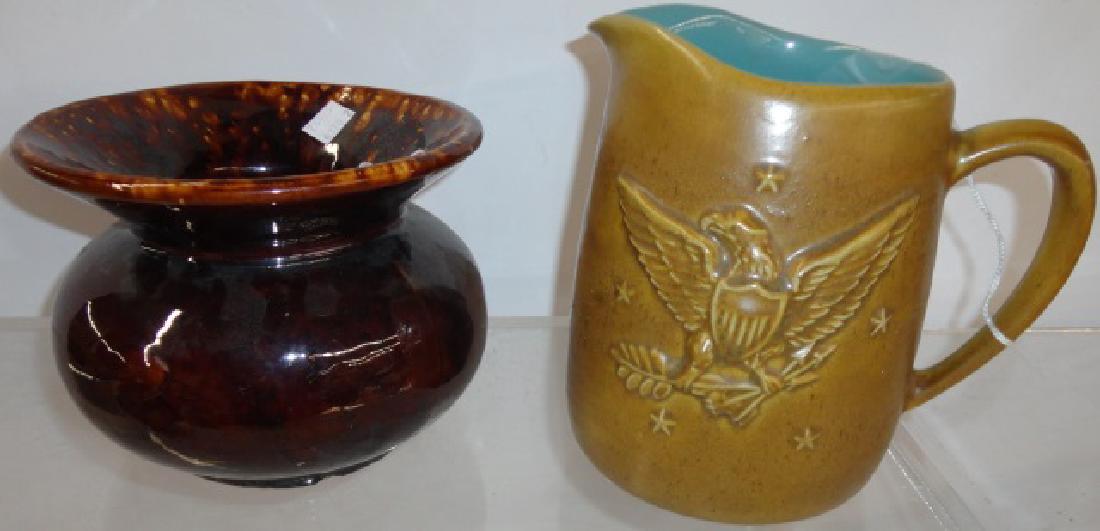 2 PIECES OF BENNINGTONWARE AND STONEWARE (1 of 1)