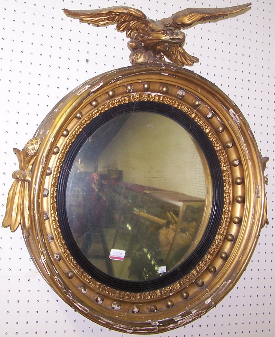 *19TH C. FEDERAL WALL MIRROR (1 of 5)