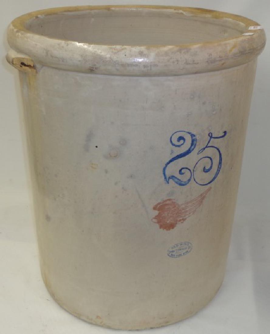 *25-GALLON RED WING STONEWARE CROCK: *25-GALLON RED WING STONEWARE CROCK