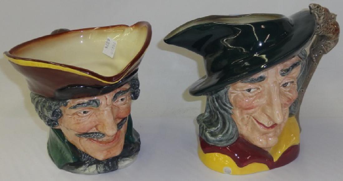 *2 LARGE ROYAL DOULTON CHARACTER JUGS (1 of 4)