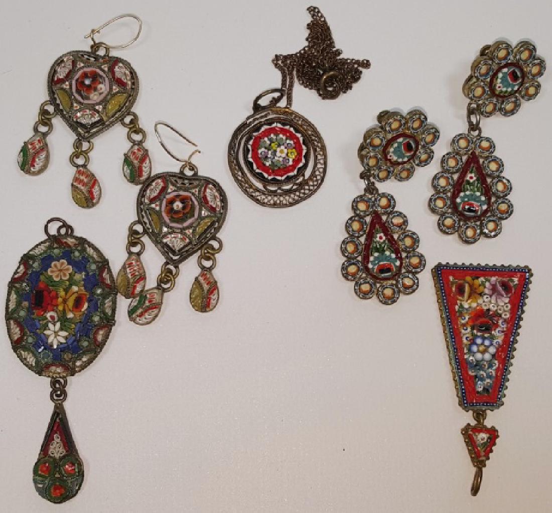 *7 PIECES OF MICRO MOSAIC JEWELRY (1 of 2)