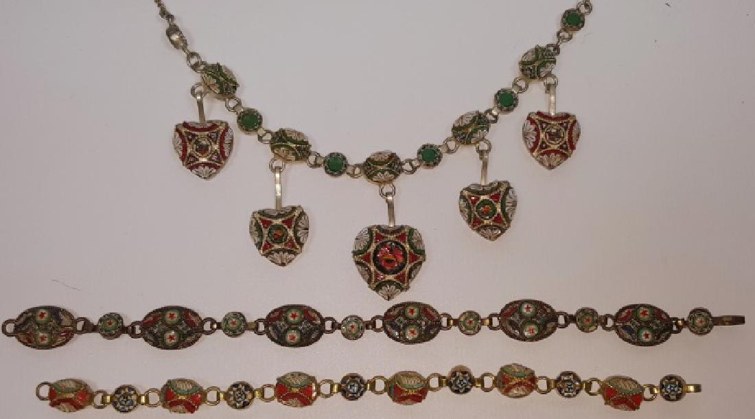 *3 PIECES OF MICRO MOSAIC JEWELRY (1 of 3)