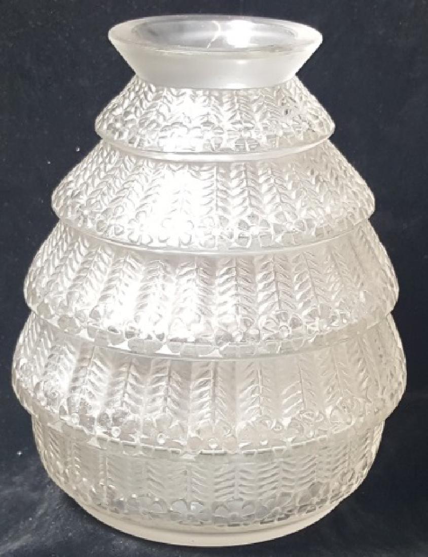 *R. LALIQUE VASE (1 of 3)