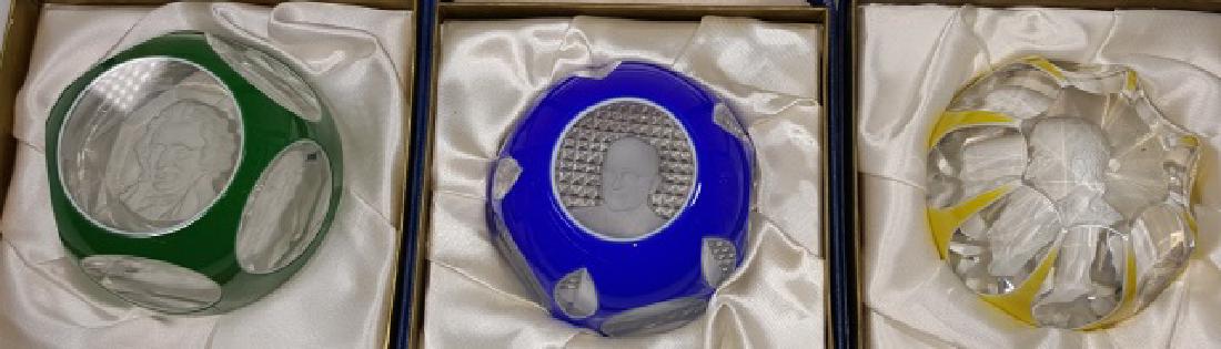 *3 BACCARAT ART GLASS PAPERWEIGHTS (1 of 2)