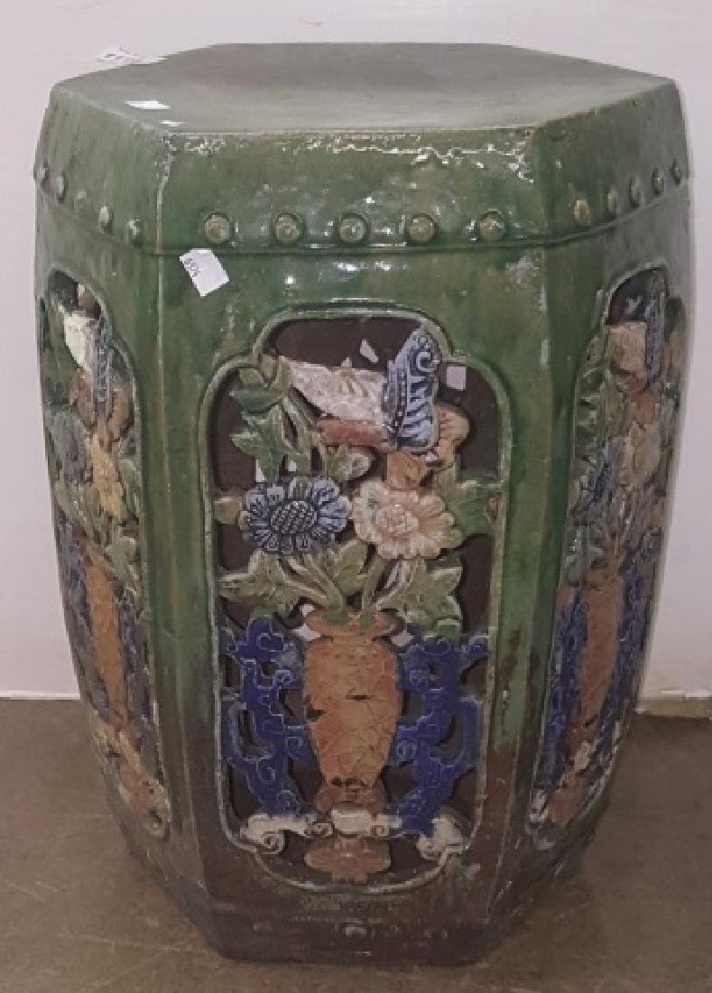 *POTTERY GARDEN SEAT (1 of 1)