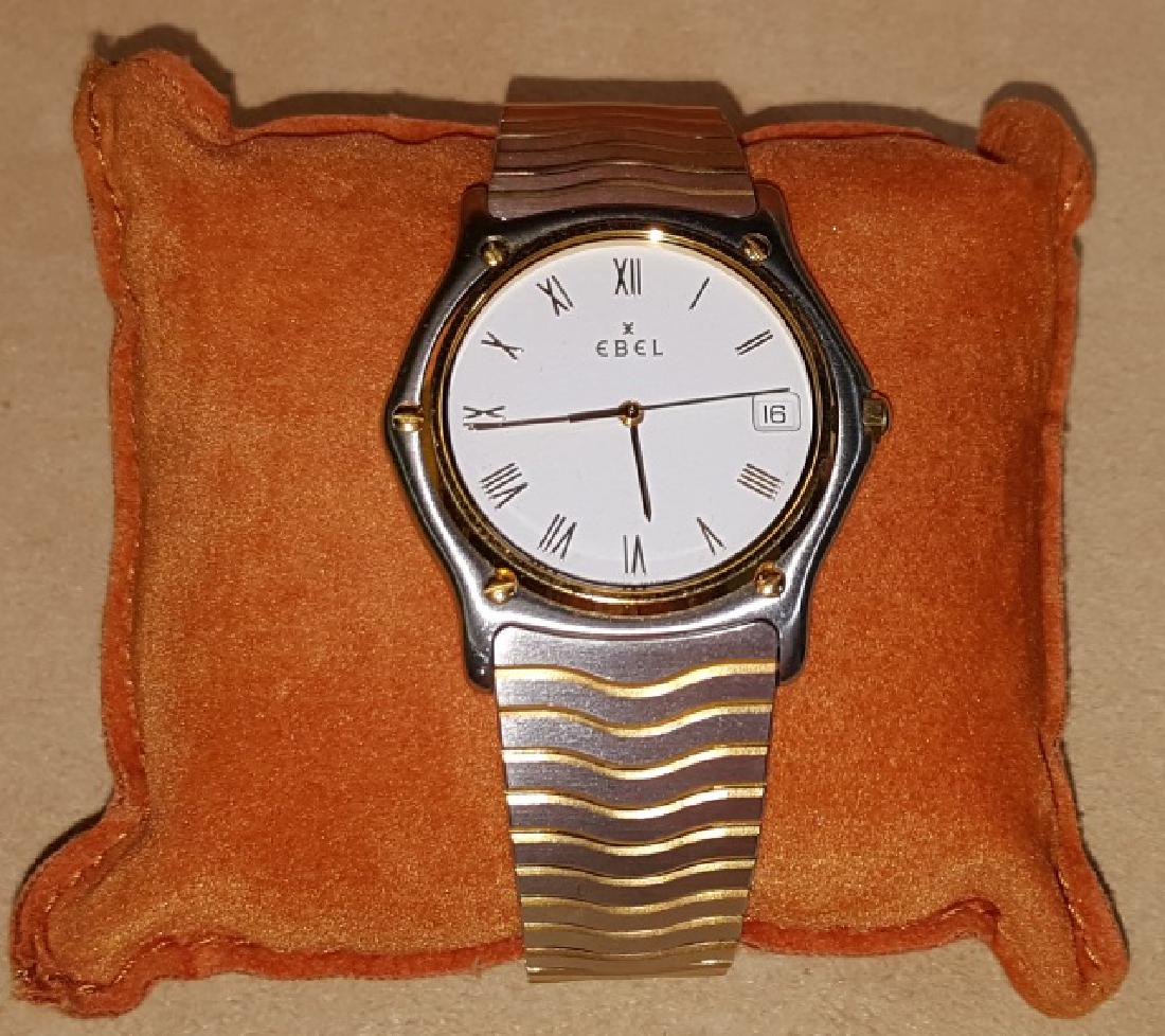 EBEL STAINLESS STEEL & 18K GOLD WRISTWATCH (1 of 7)