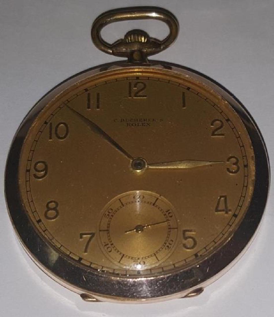 *C BUCHERER'S ROLEX POCKET WATCH (1 of 4)