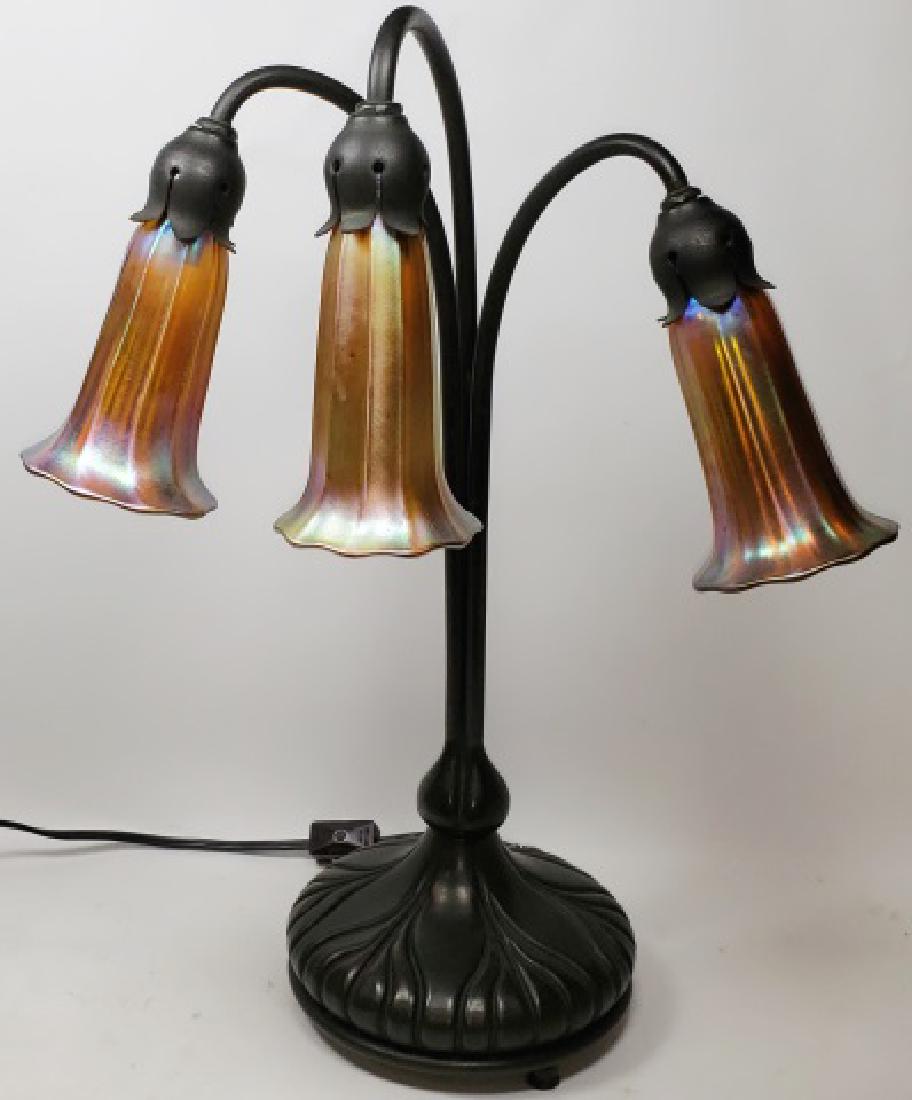 *ART NOUVEAU STYLE DESK LAMP (1 of 3)