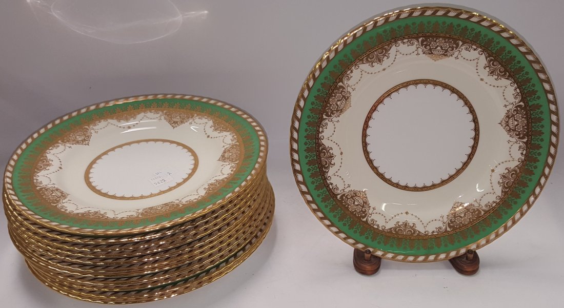 SET OF 12 MINTON SERVICE PLATES (1 of 3)